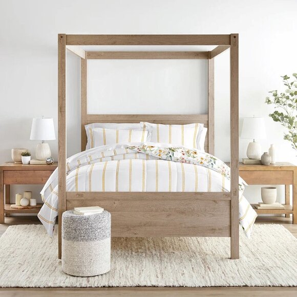 Chintz Floral Reversible Down-Alternative Comforter Set NIP - Picture 5 of 9